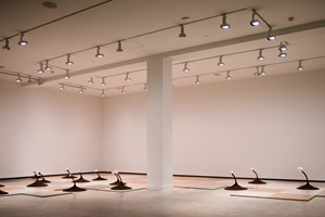 Nina Beier, 'Allegory of Charity', 2015. Installation view of the 20th Biennale of Sydney at the MCA. Courtesy the artist; Metro Pictures, New York; and Croy Nielsen Gallery, Berlin. Photographer: Ben Symons.
